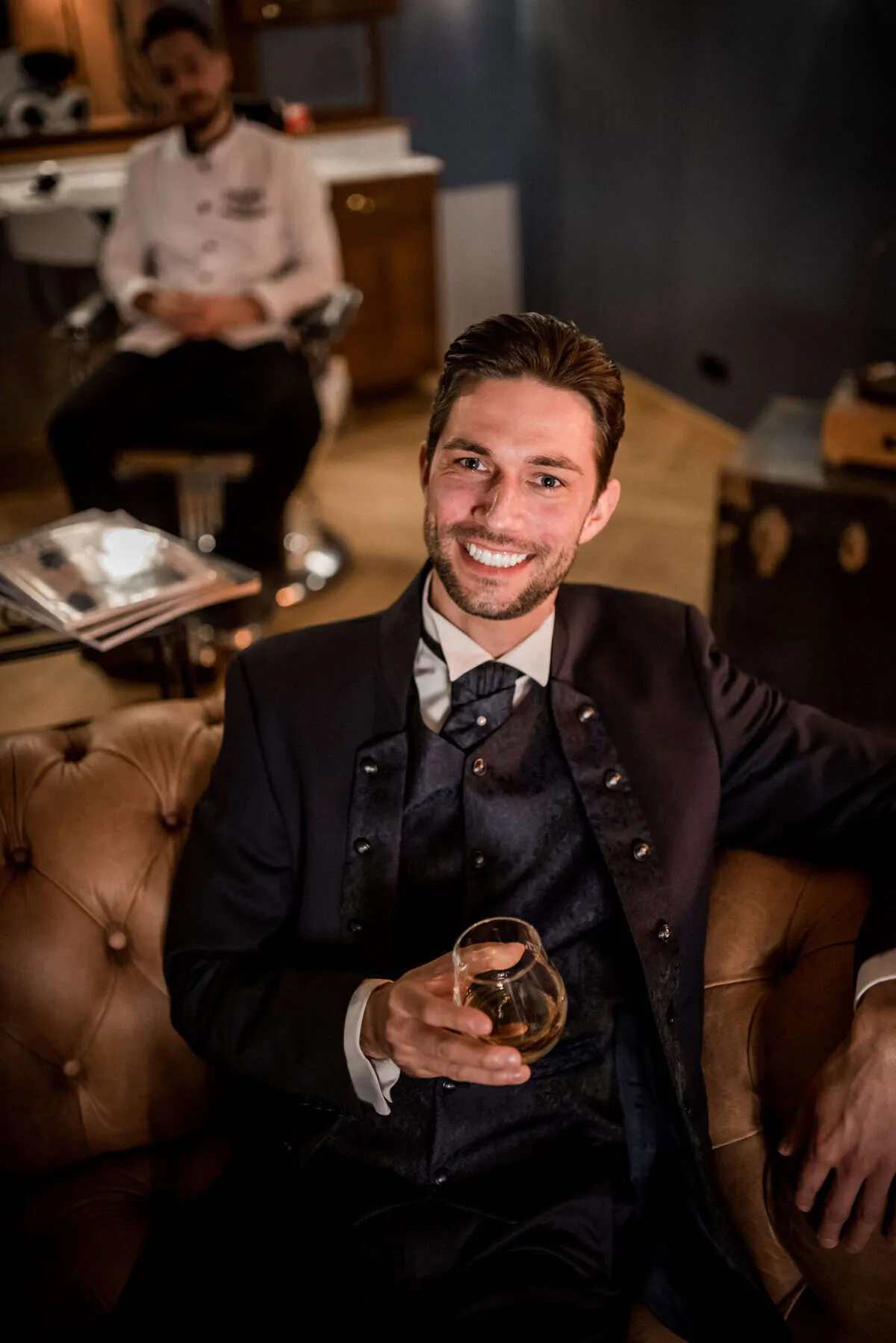 Männliches Portrait als Referenz für ein TFP-Shooting mit Schauspieler in Hamburg
