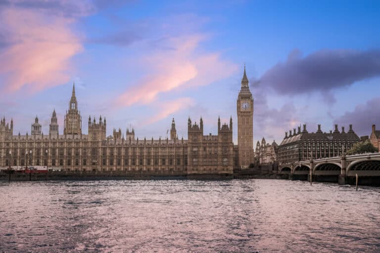 Wenstminster and Houses of Parliament